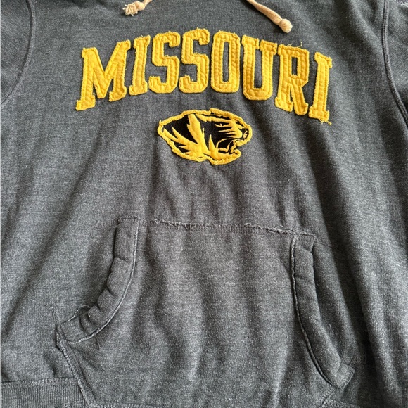University of Missouri Tigers MIZZOU Women’s Sz Large Vintage Embroidered Hoodie - Picture 2 of 8